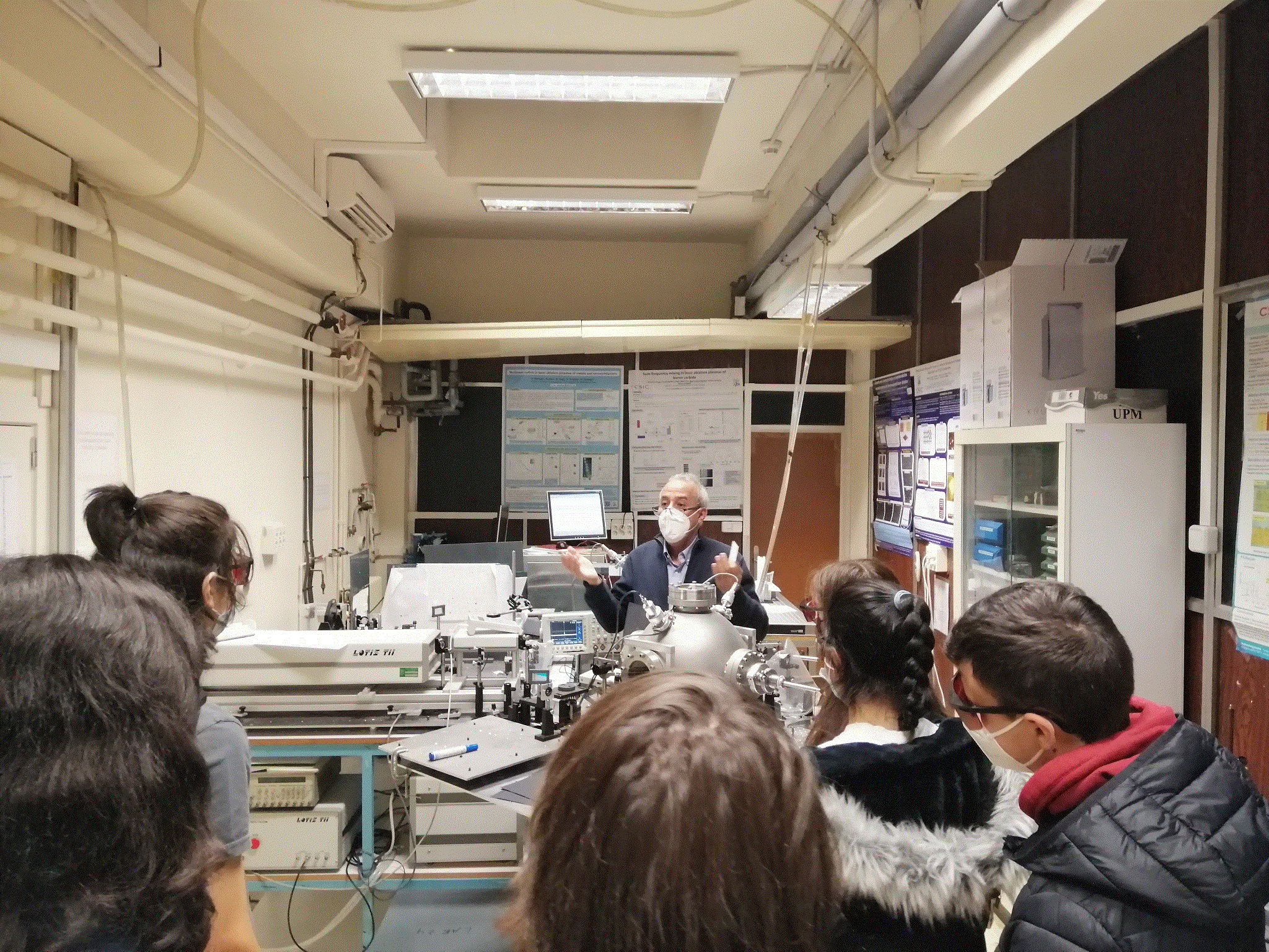 Laboratorio limpieza láser