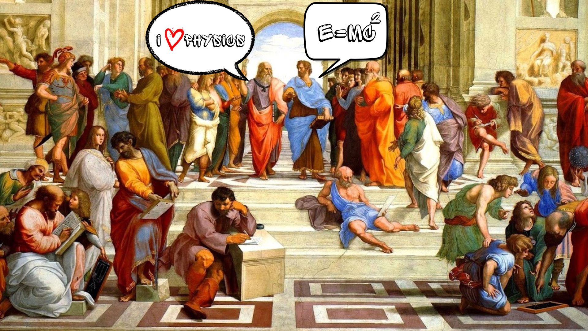 La escuela de Atenas