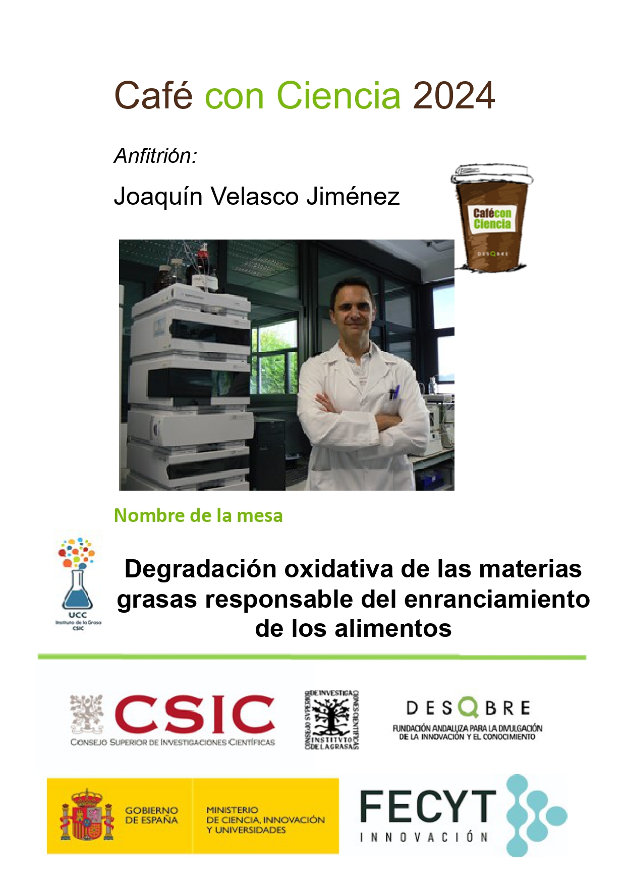 Anuncio actividad: Instituto de la Grasa_CSIC
