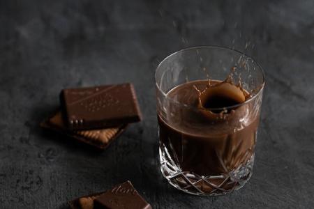 Chocolate negro bebida