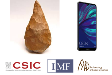 Cartel taller "De la pedra al telèfon mòbil, l'arqueologia com mai l'has vist"
