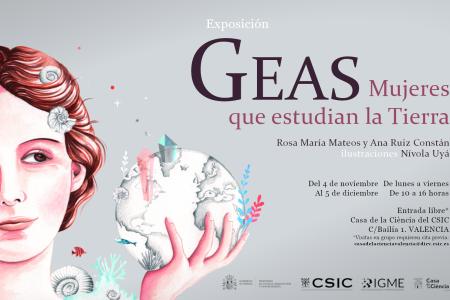 La Casa de la Ciència del CSIC en València acoge la exposición GEAS Mujeres que estudian la Tierra