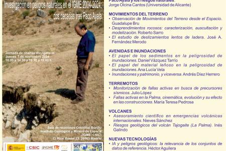 Programa Charlas Peligros Geológicos en el IGME 2004-2024