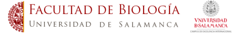 Logo Facultad de Biología. Universidad de Salamanca.